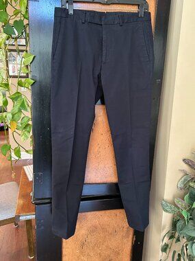 Ralph Lauren Purple Label Pants Slim Fit Navy Blue 30 x 30